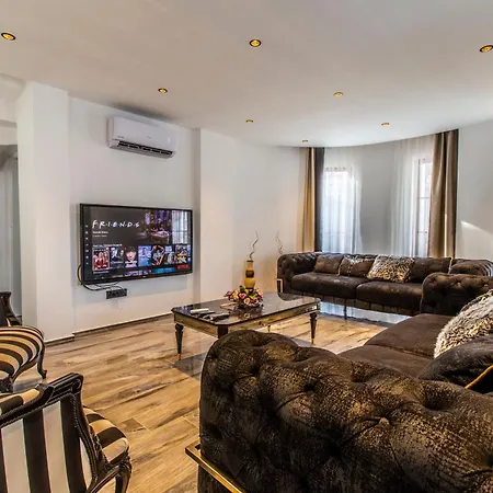 Villa Red Premium Avangarde Sik Mimari Belek