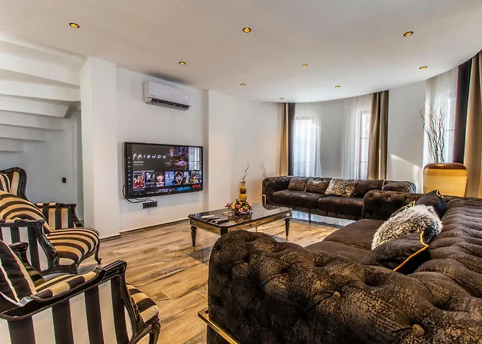 Villa Red Premium Avangarde Sik Mimari Belek